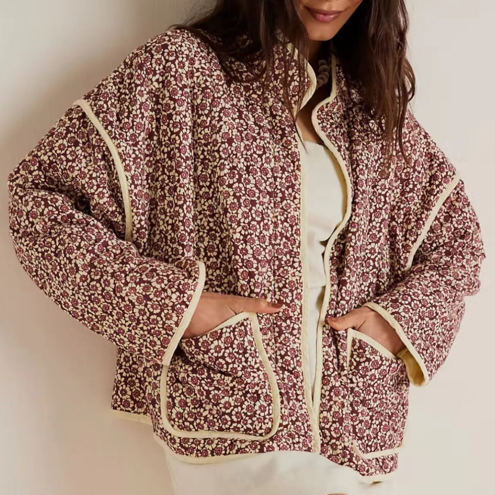 NENE - Stylische geblümte Jacke für Frauen