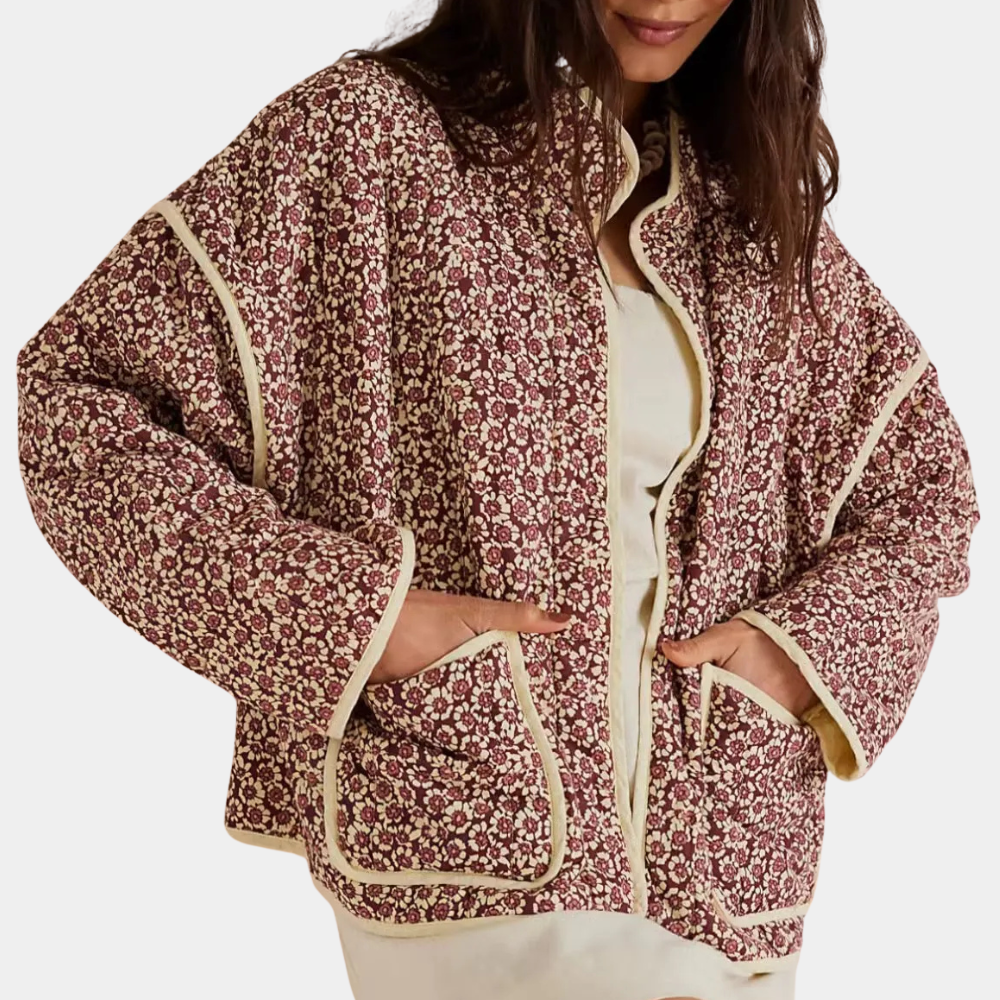 NENE - Stylische geblümte Jacke für Frauen