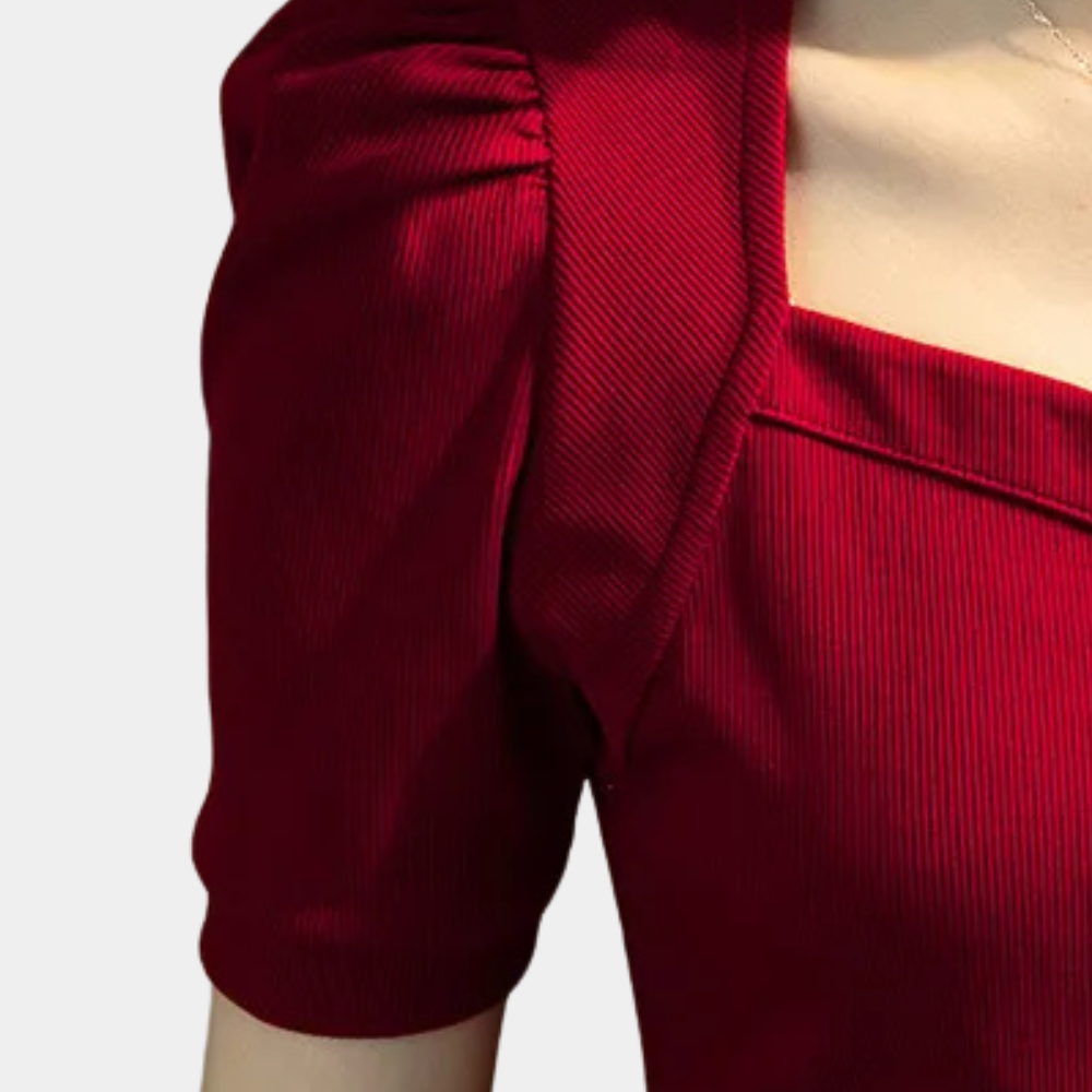 LILIVERE - Modische Puffärmel-Bluse für Damen